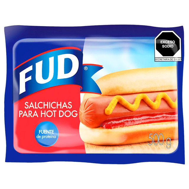 Salchicha Hot Dog Fud (500grs)