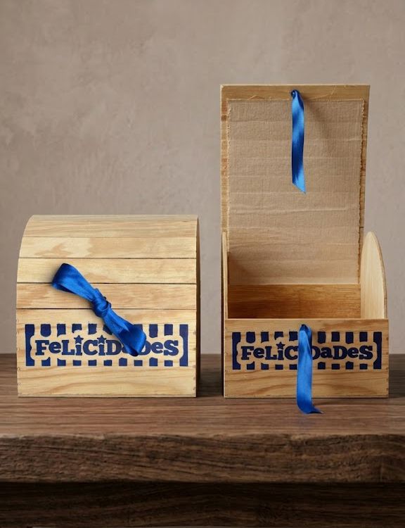 Caja de Madera Mediana 