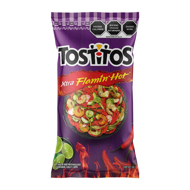 Xtra Flamin' Hot Tostitos Chips (bag)