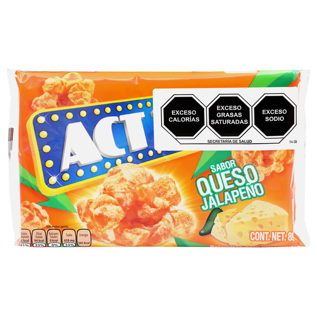 Palomitas Microondas Queso Jalapeño ACT II (pz)
