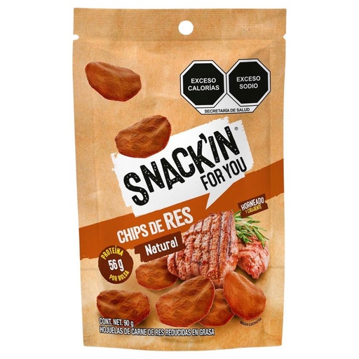 Natural Beef Jerky Chips (bag)