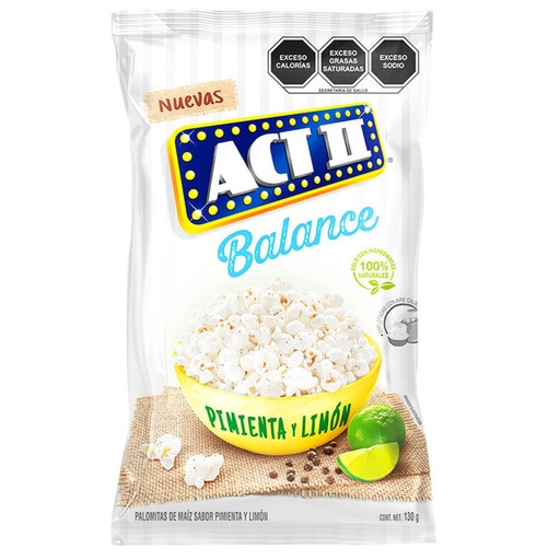 Palomitas ACT II Pimienta Y Limón (bola)