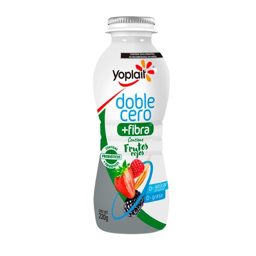 0% Drinkable Yogurt with Fiber and Red Fruits (ea)