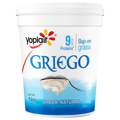 Yogurt Griego Natural Yoplait (1lt)