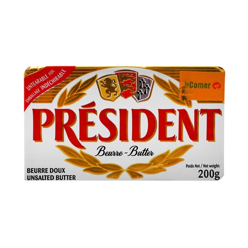 Unsalted Butter President (6oz)